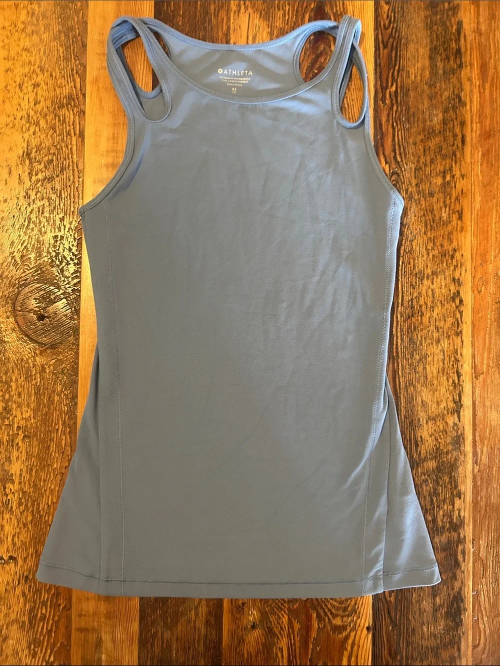 Athleta Dusty Blue Racerback Tank - Picture 1 of 1